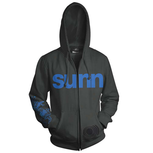 Sunn O))) Domkirke ZIP UP HOODIE Zippered Hooded Sweatshirt