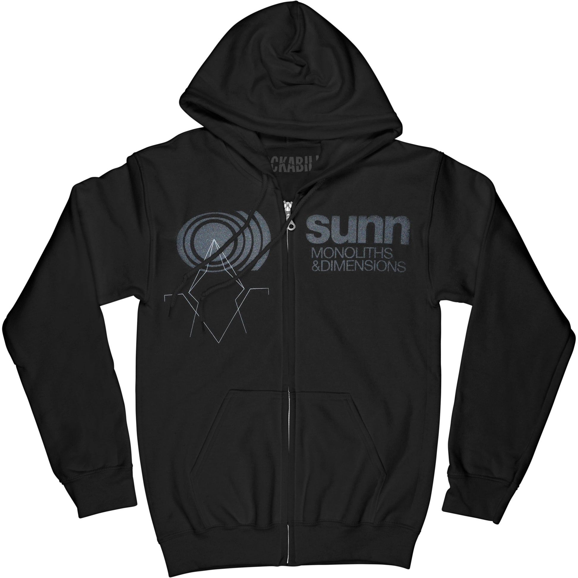 Sunn O))) Monoliths & Dimensions ZIP UP HOODIE Zippered Hooded Sweatshirt