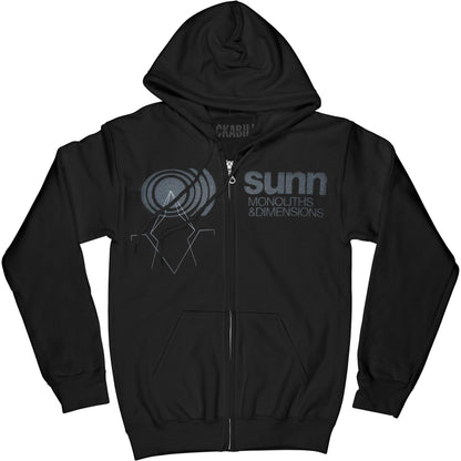 Sunn O))) Monoliths & Dimensions ZIP UP HOODIE Zippered Hooded Sweatshirt
