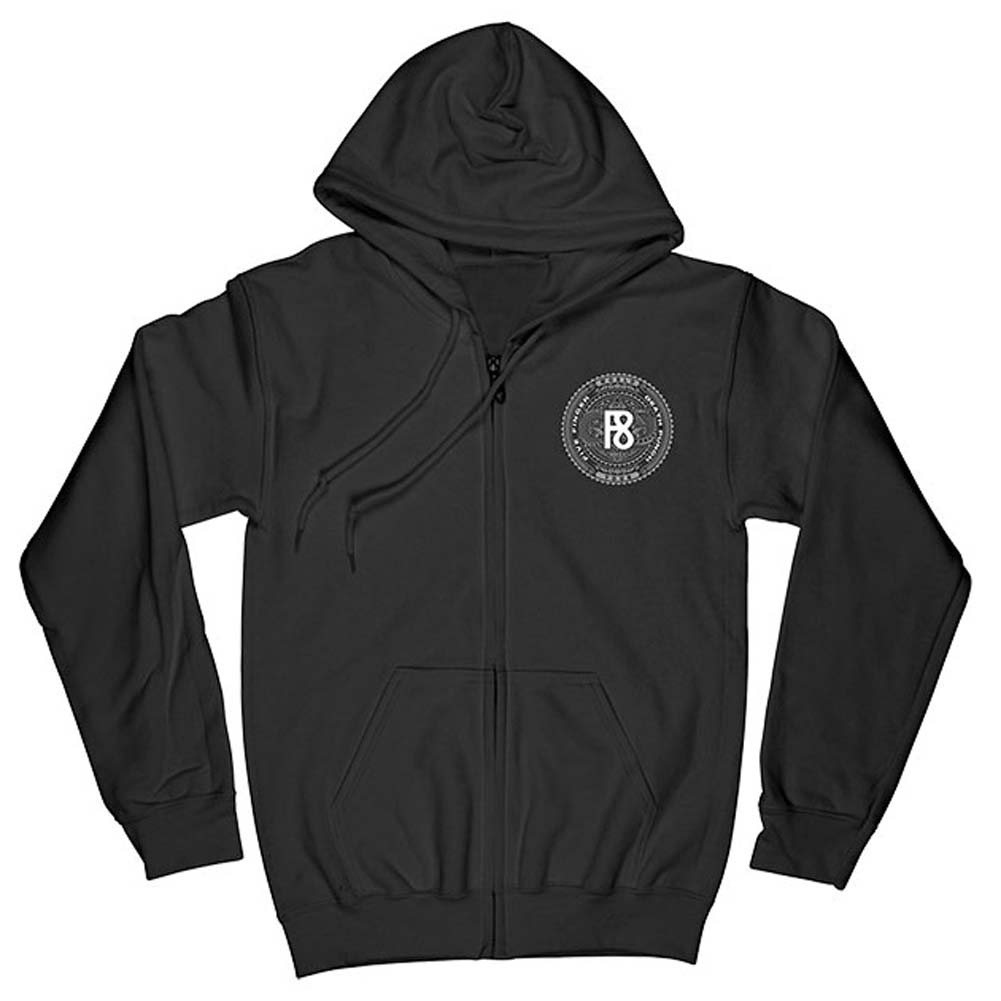 Five Finger Death Punch F8 World Tour 2020 (Back Print) Zippered Hooded Sweatshirt