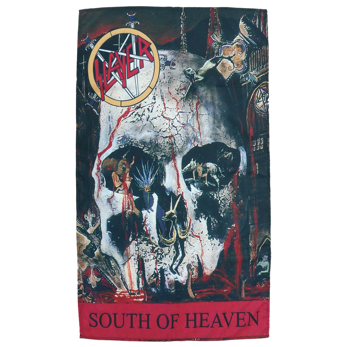 Slayer South Of Heaven Poster Flag