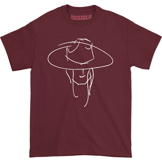 James Bay Hat On Maroon Tour Tee (M - KC) T-shirt