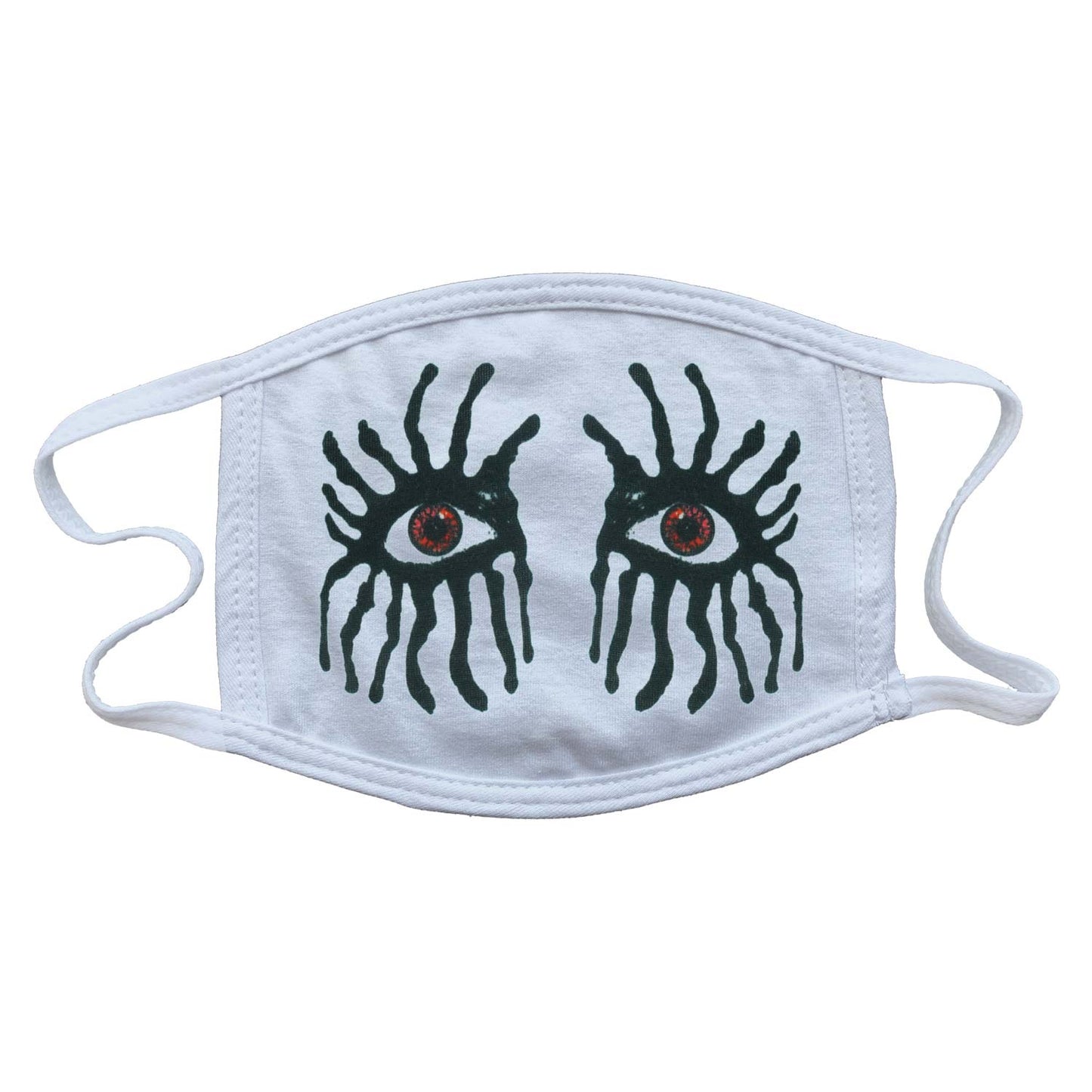Black Dripping Eyes Face Mask