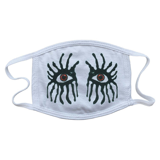 Black Dripping Eyes Face Mask