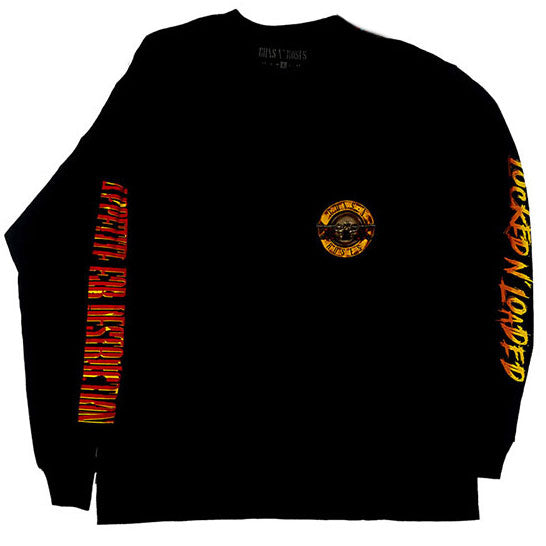 Guns N Roses Appetite For Destruction (Ex-Tour/Back Print) Long Sleeve