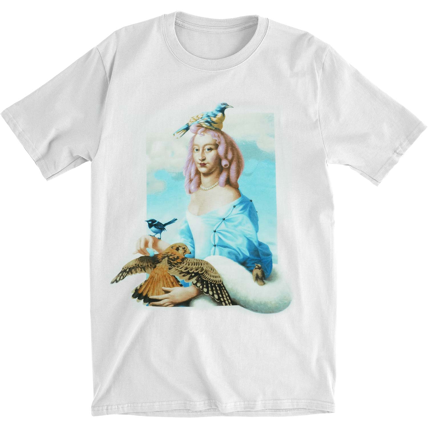 2019 US Tour - Lady with Bird Slim Fit T-shirt