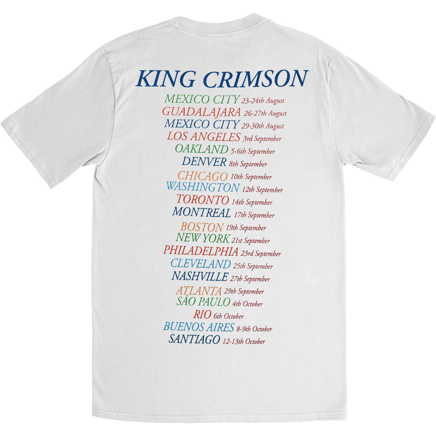 King Crimson 2019 US Tour - Lizard Slim Fit T-shirt | King Crimson