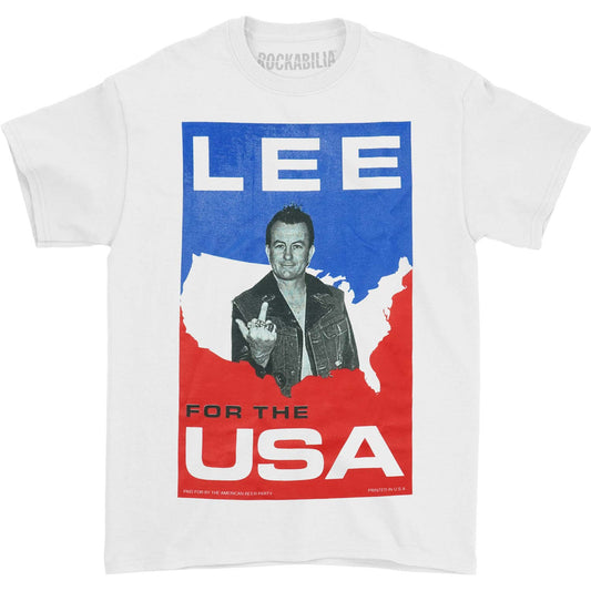Fear Fear Lee Ving "Lee For The USA" Campaign T-shirt
