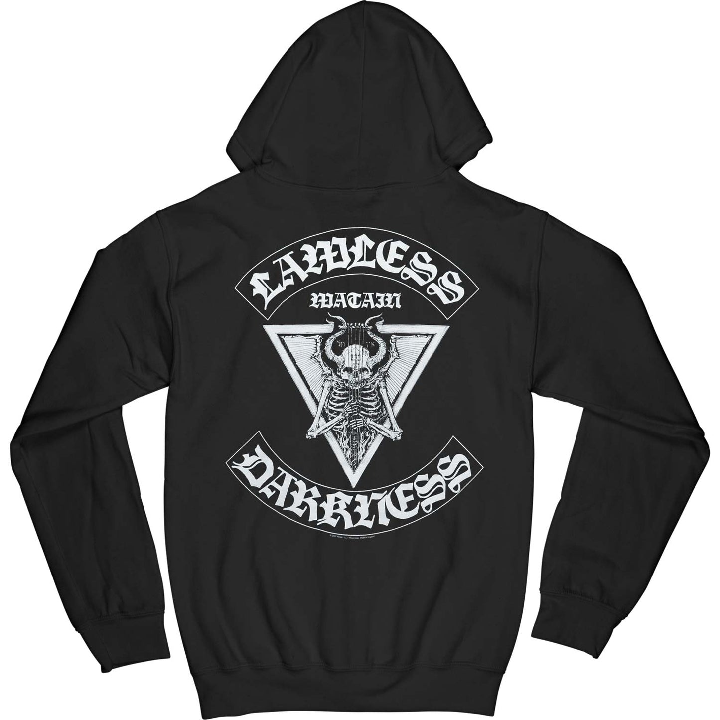 Watain Lawless Darkness Zippered Hooded Sweatshirt
