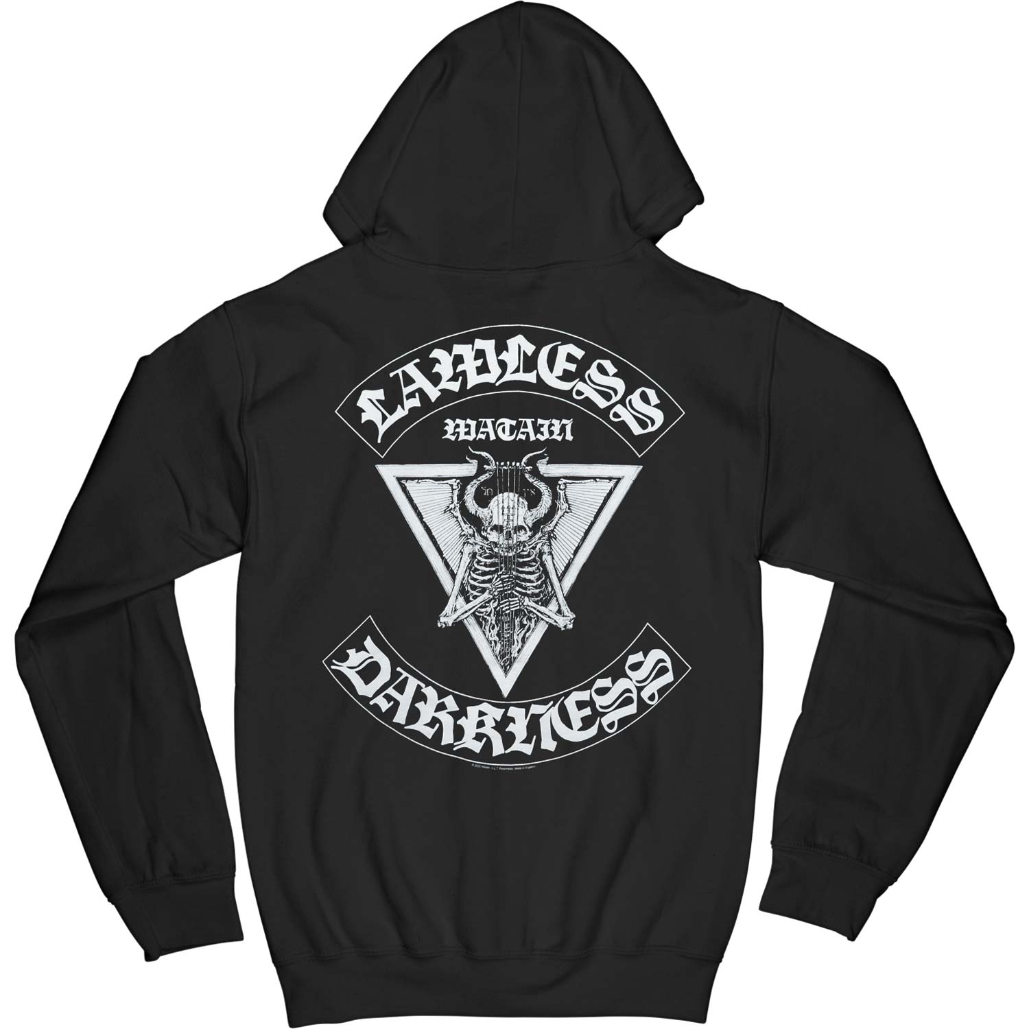 Watain Lawless Darkness Zippered Hooded Sweatshirt