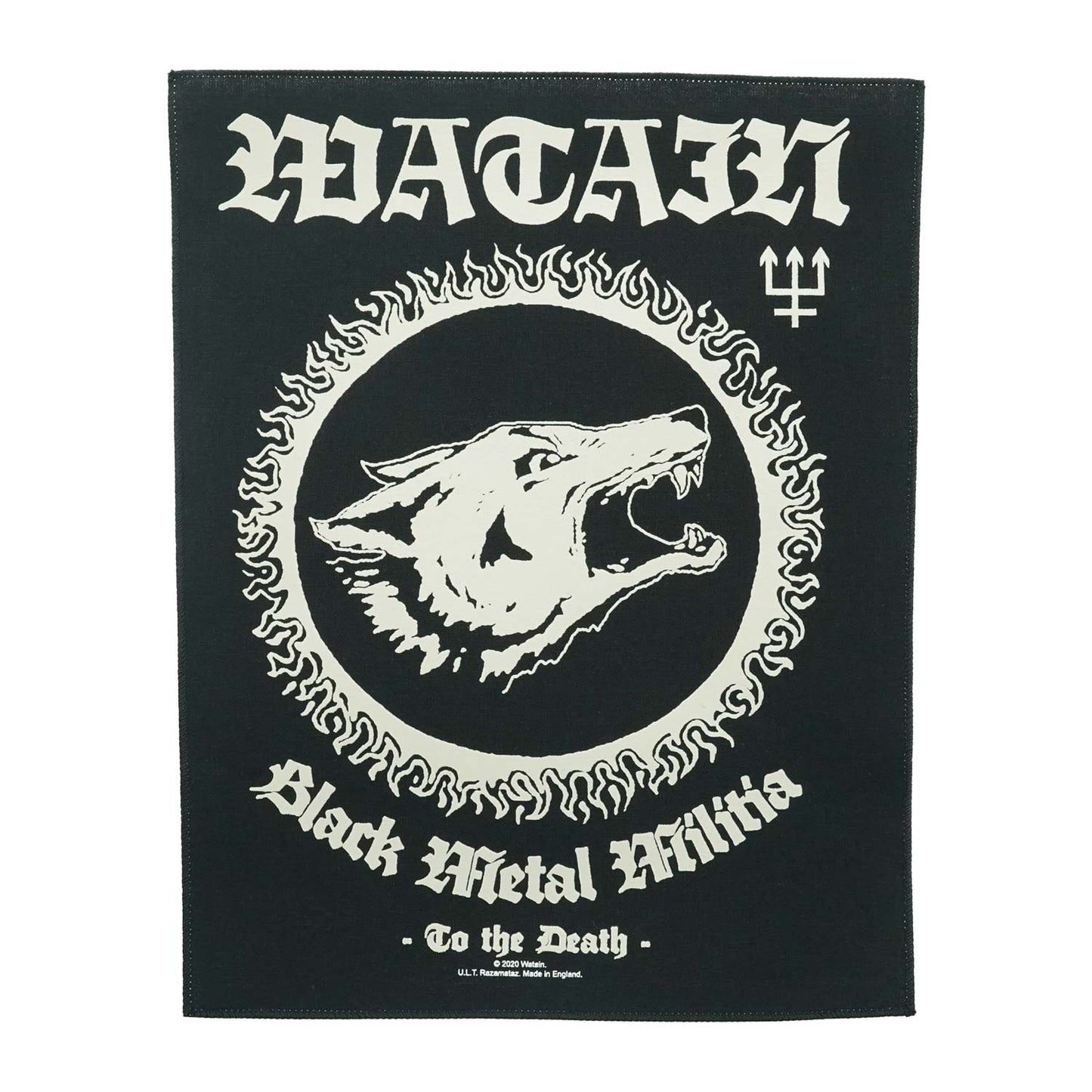 Watain Black Metal Militia Back Patch