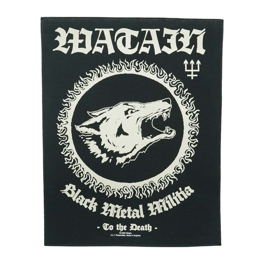 Watain Black Metal Militia Back Patch