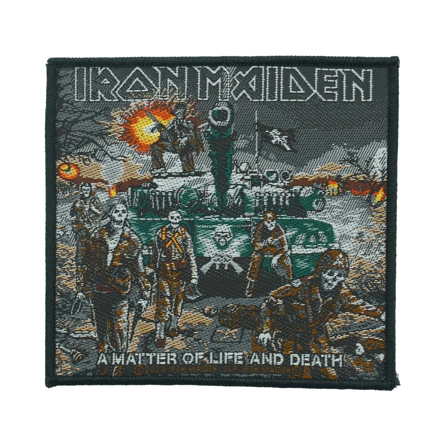 Iron Maiden A Matter Of Life And Death Woven Patch