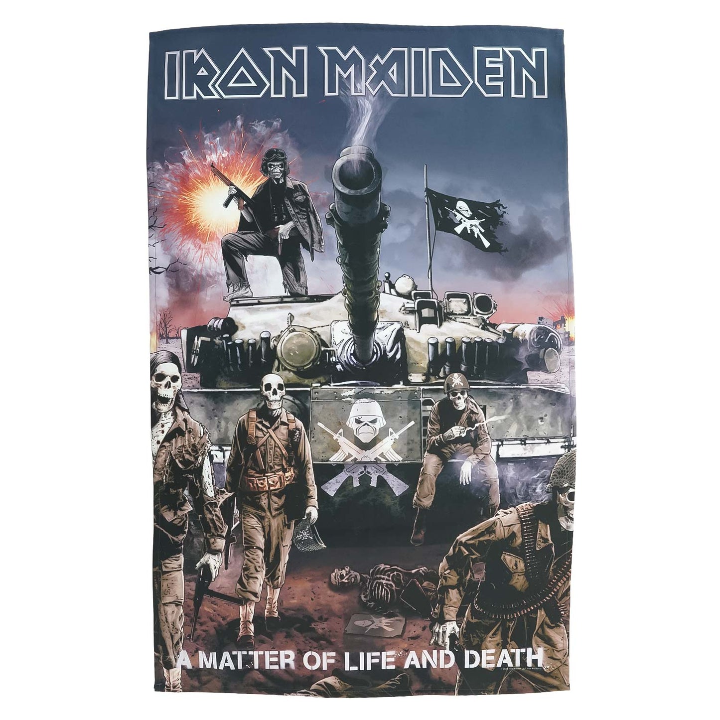 Iron Maiden A Matter Of Life And Death Poster Flag