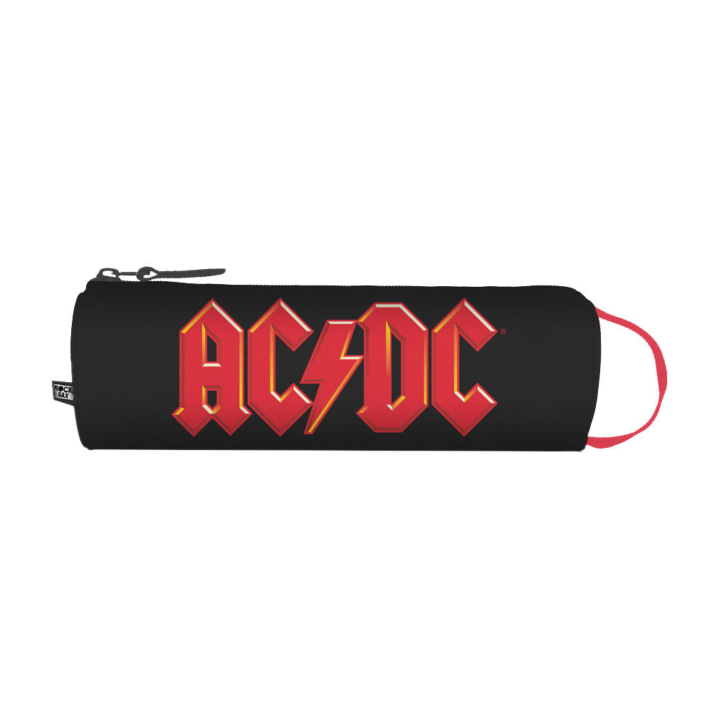 AC/DC Logo Pencil Case School Supplies 423305 | Rockabilia Merch Store
