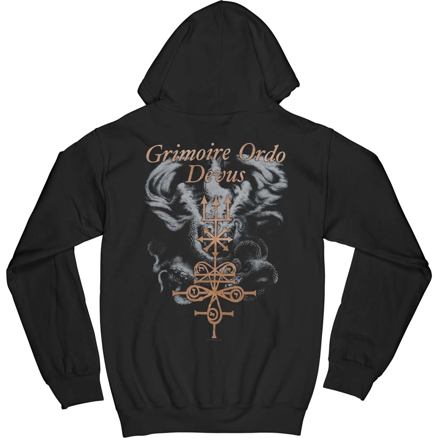 Ondskapt Grimoire Ordo Devus Zippered Hooded Sweatshirt