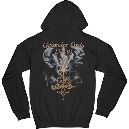 Ondskapt Grimoire Ordo Devus Zippered Hooded Sweatshirt