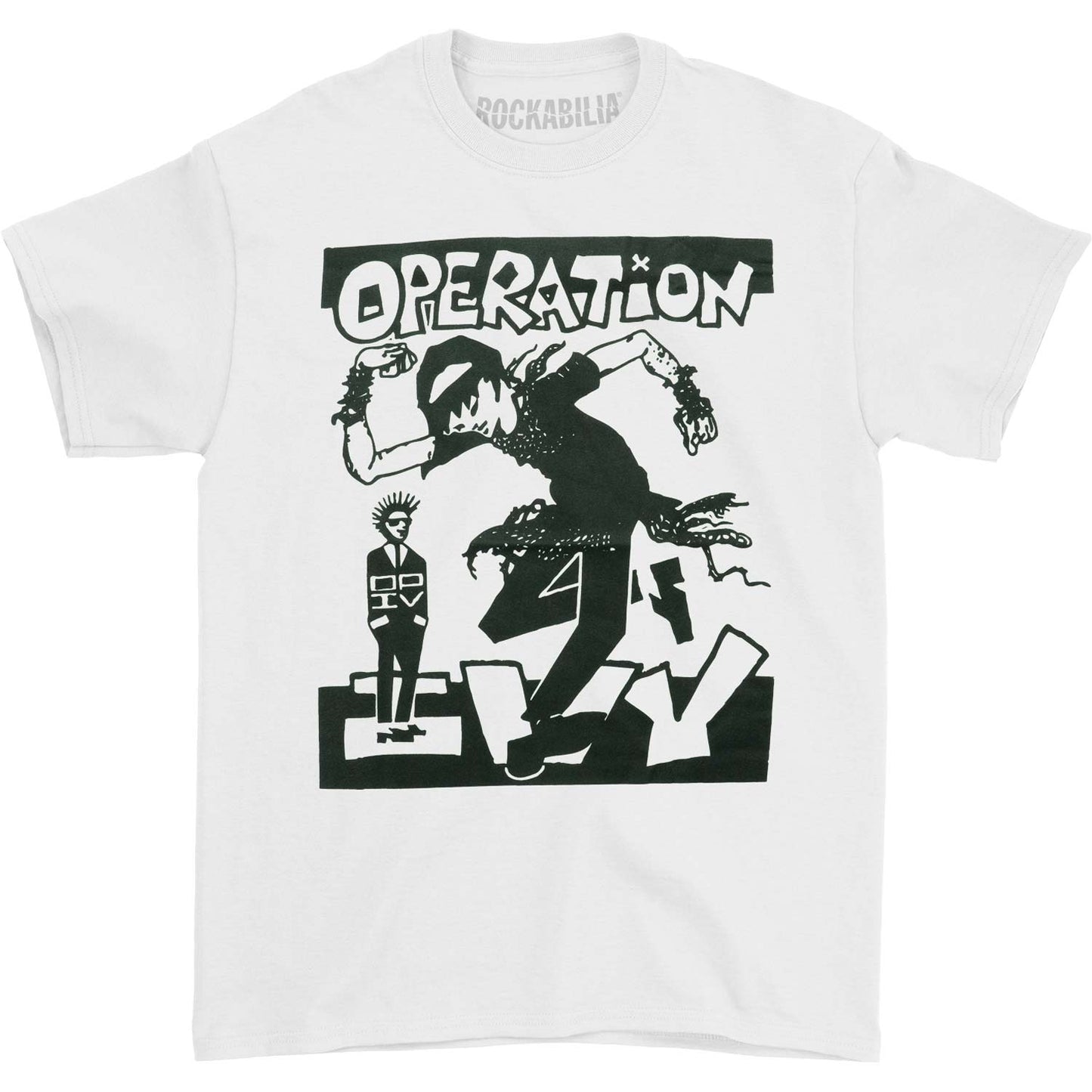 Skankin Inverted Tee (White) T-shirt