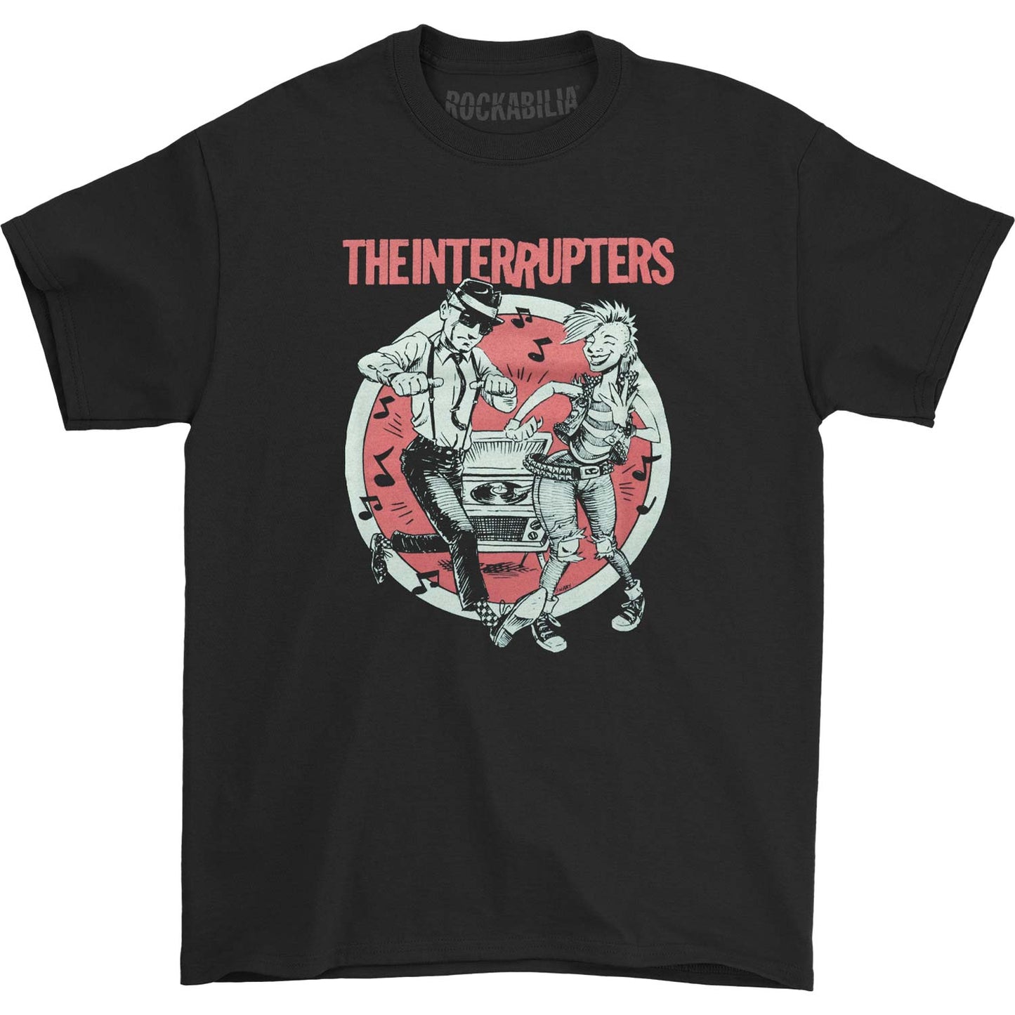 Interrupters Color Dancing Couple T-Shirt (Black) T-shirt