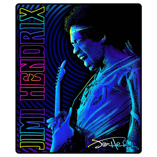 Jimi Hendrix Signature Plush Blanket