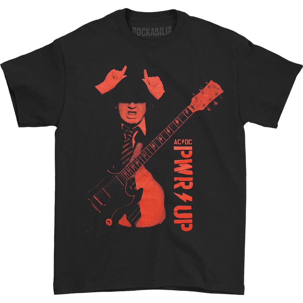 AC/DC Angus PWR UP T-shirt | AC/DC Merch Store