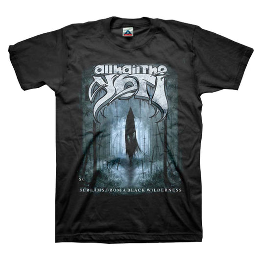 All Hail The Yeti Screams From A Black Wilderness T-shirt