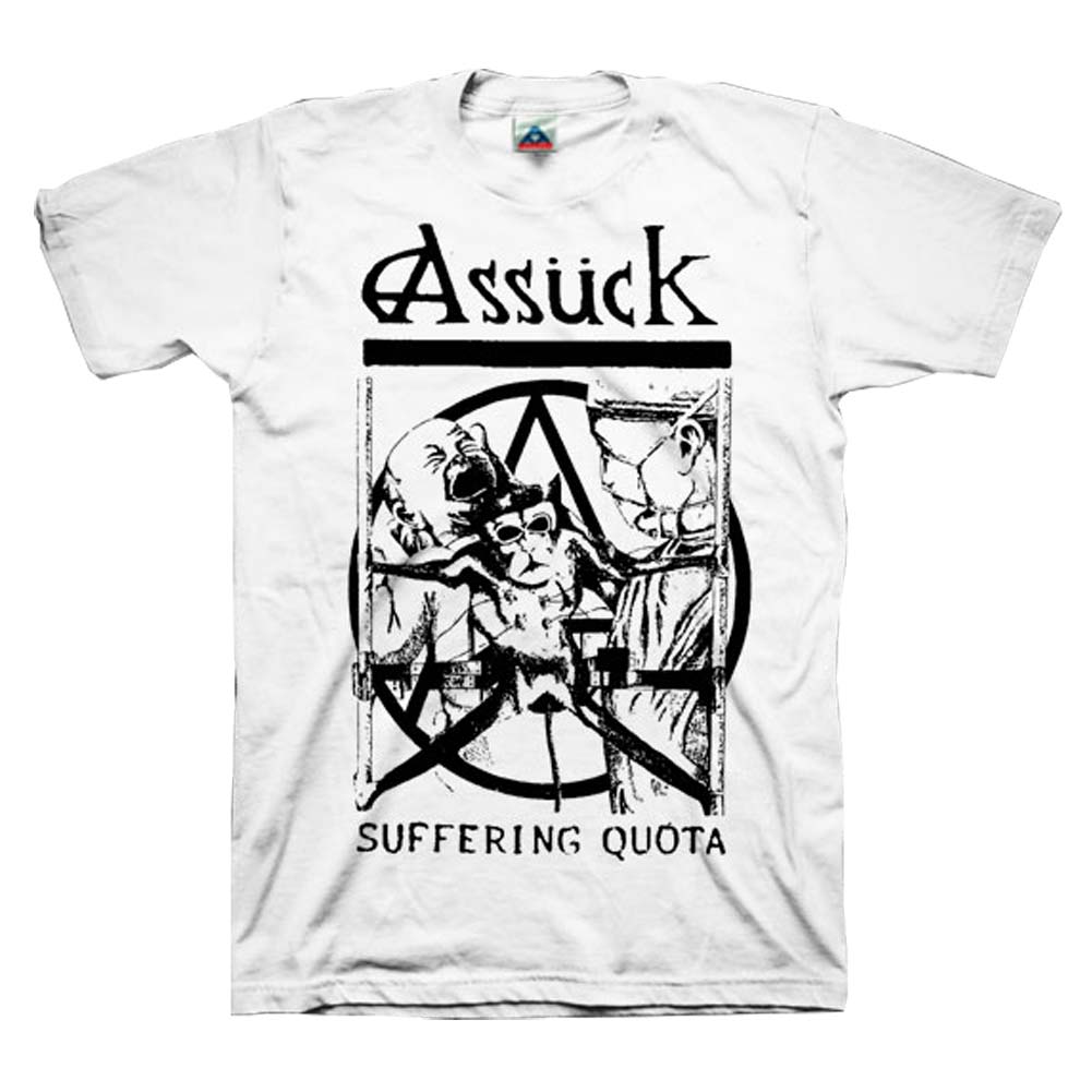 Assuck Suffering Quota * White T-shirt