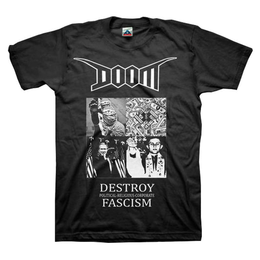 Doom (Band) Destroy Fascism T-shirt