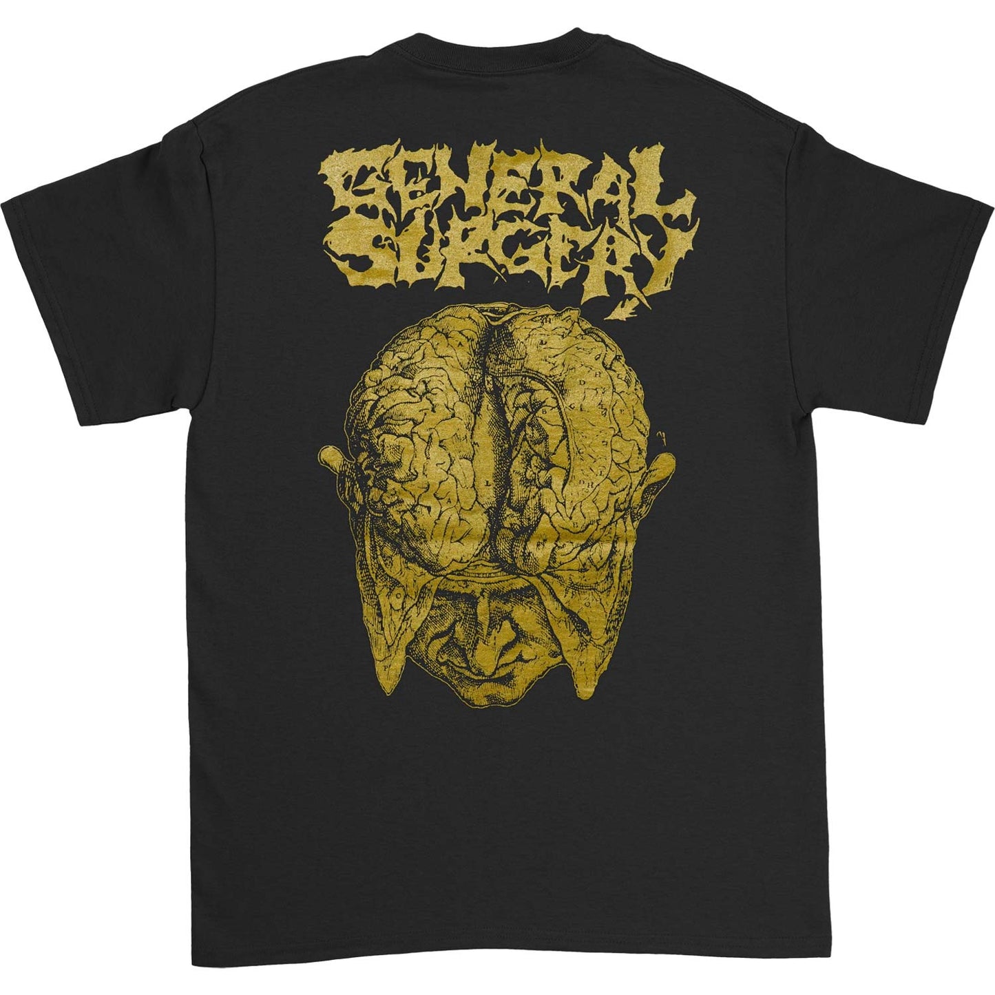 General Surgery Gold Brain T-shirt