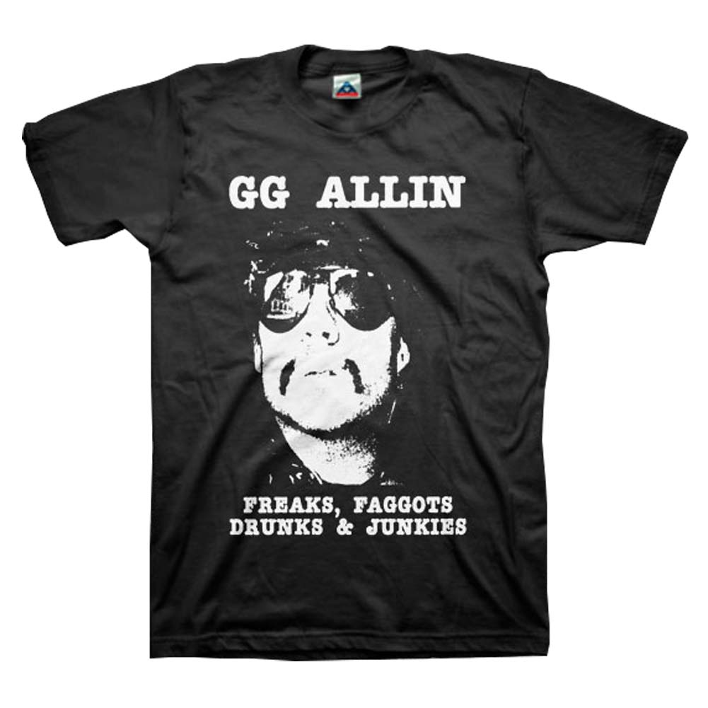 GG Allin Freaks, Faggots... T-shirt