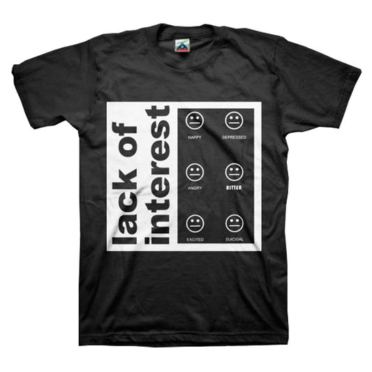 Lack Of Interest Moods T-shirt