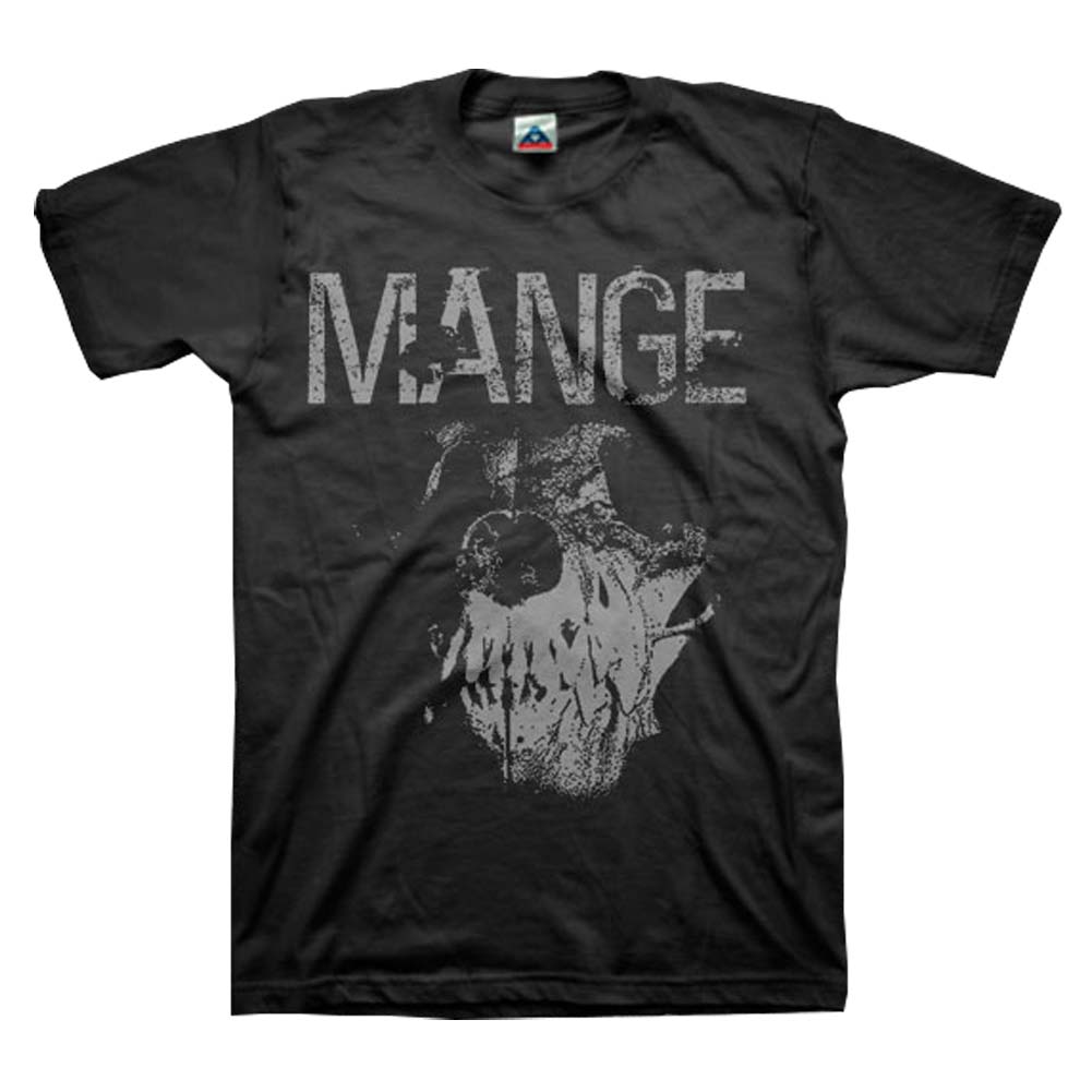 Mange Dog Skull T-shirt