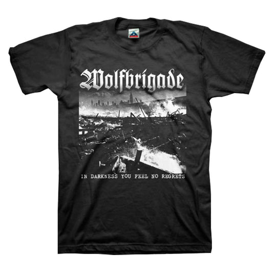 Wolfbrigade In Darkness You Feel No Regrets T-shirt