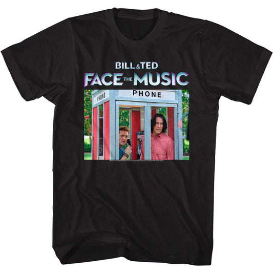 Bill And Teds Excellent Adventure Bill And Teds Excellent Adventure B&t Ftm Booth Color T-shirt