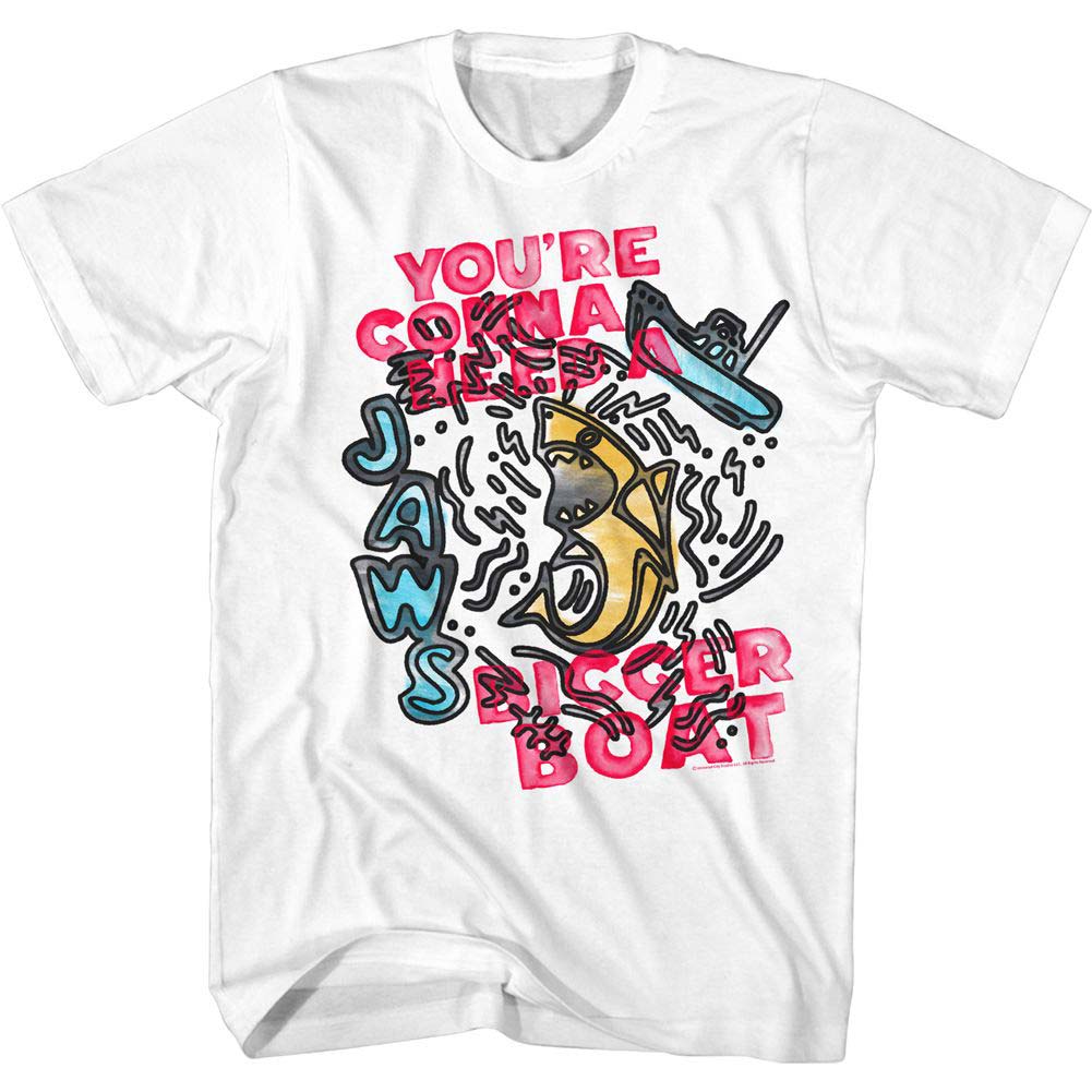 Jaws Sketch Boat T-shirt