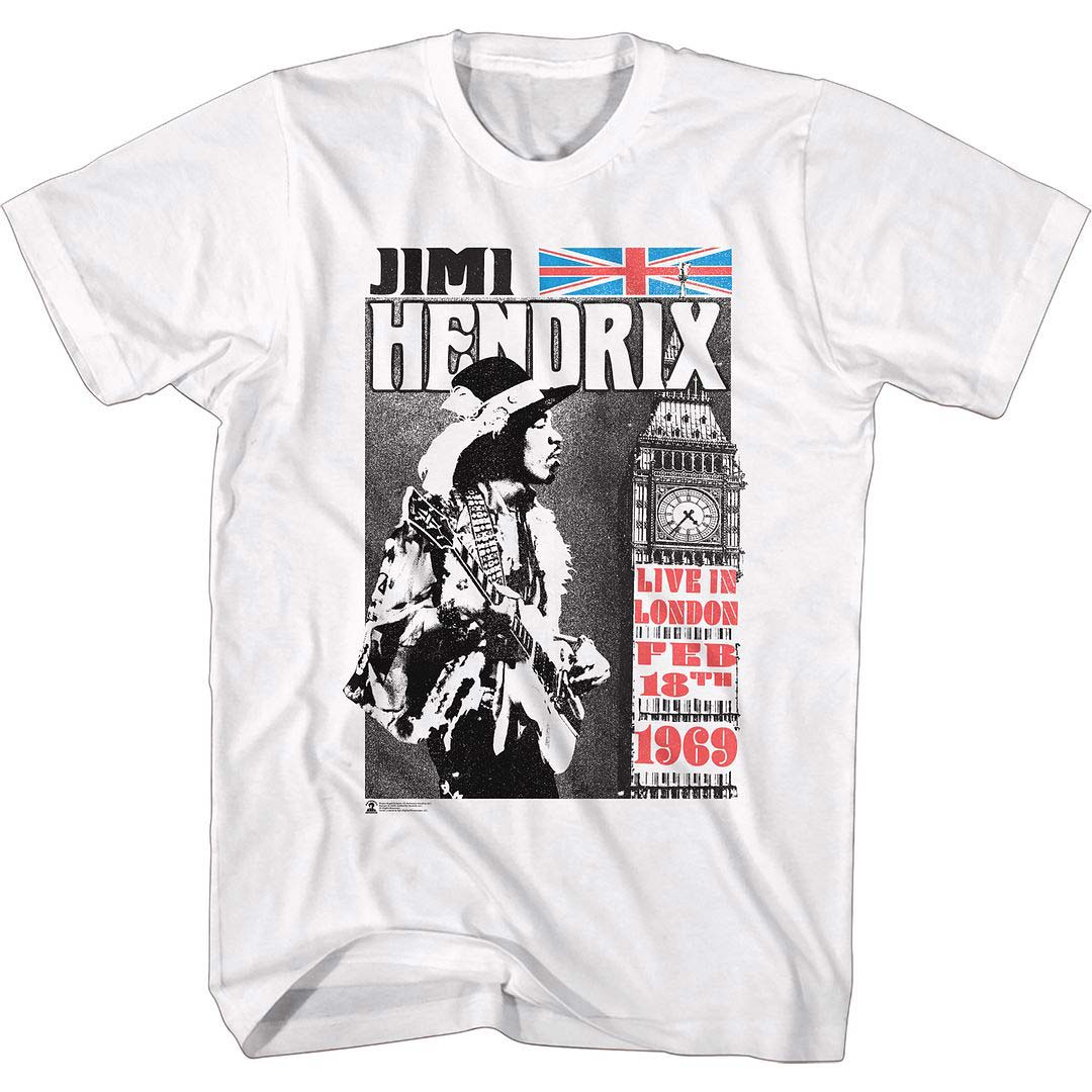 Jimi Hendrix Live In London T-shirt