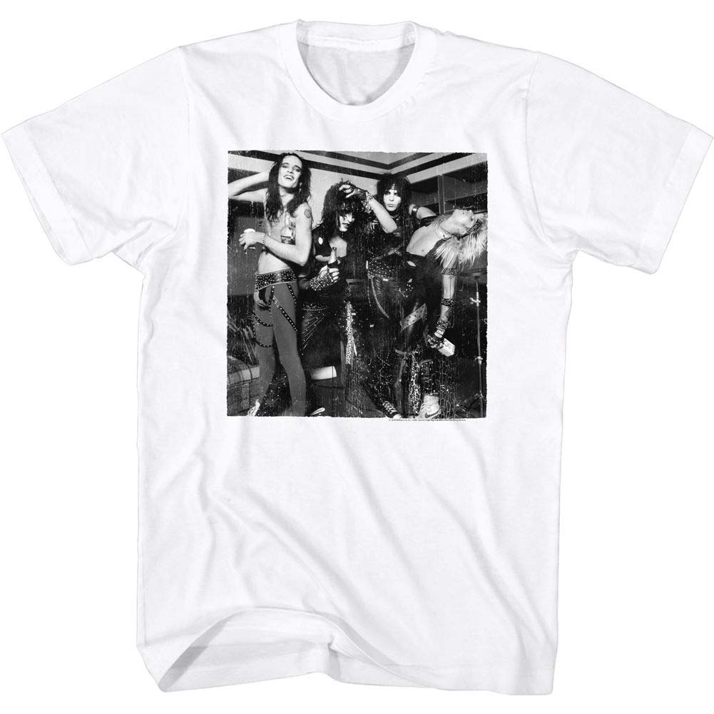 Motley Crue B&w Band Pic T-shirt