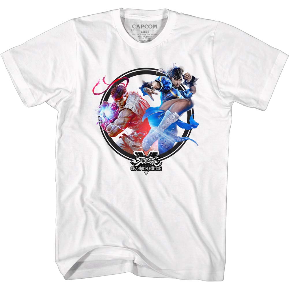 Street Fighter Champion Circle T-shirt