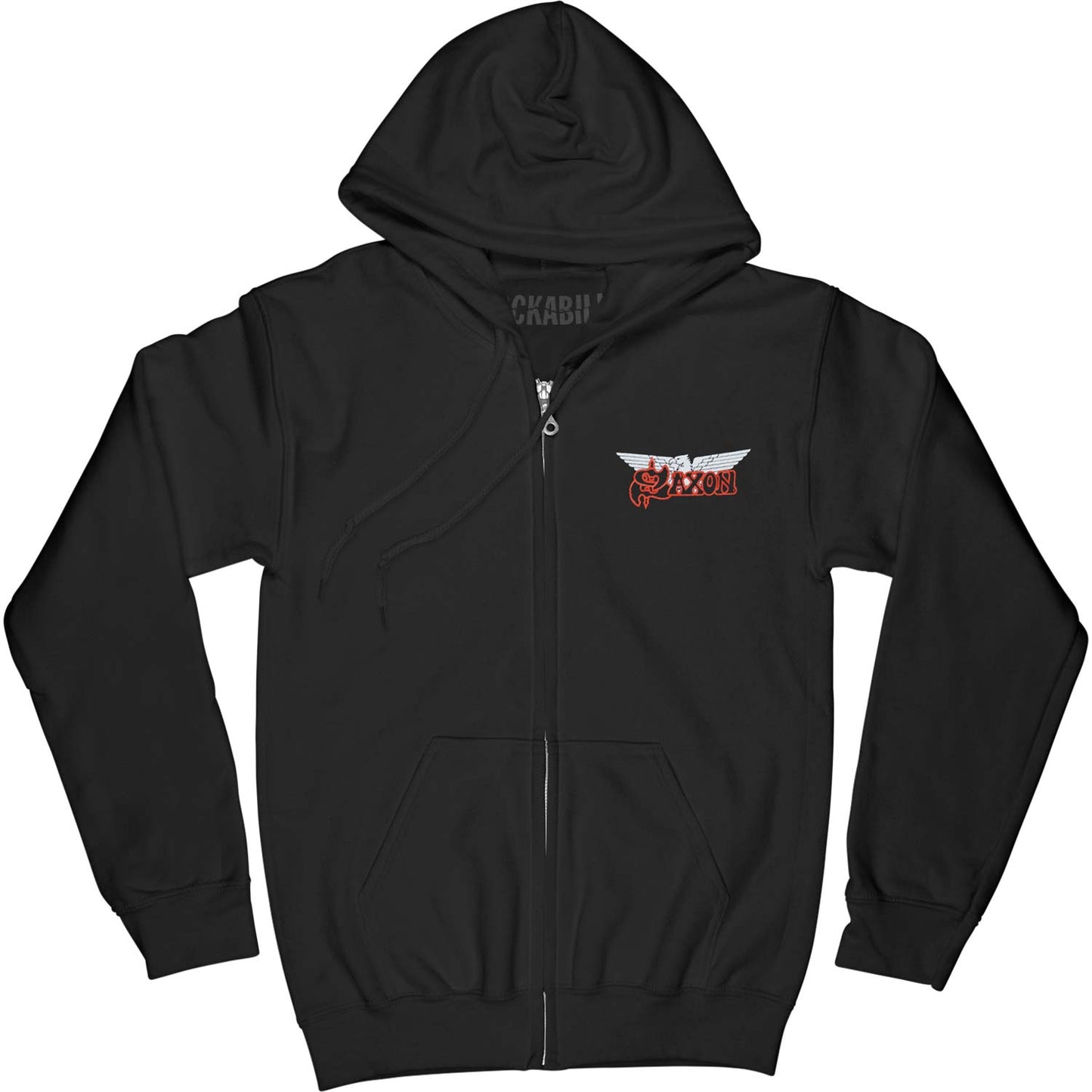 Saxon Wheels Of Steel Zippered Hooded Sweatshirt