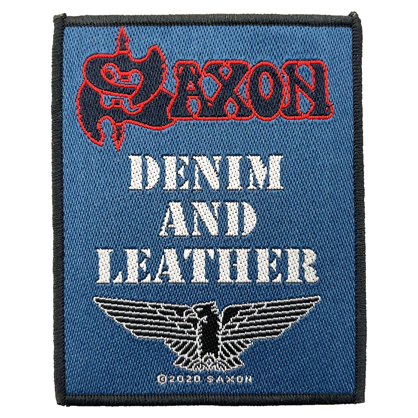 Denim & Leather Woven Patch