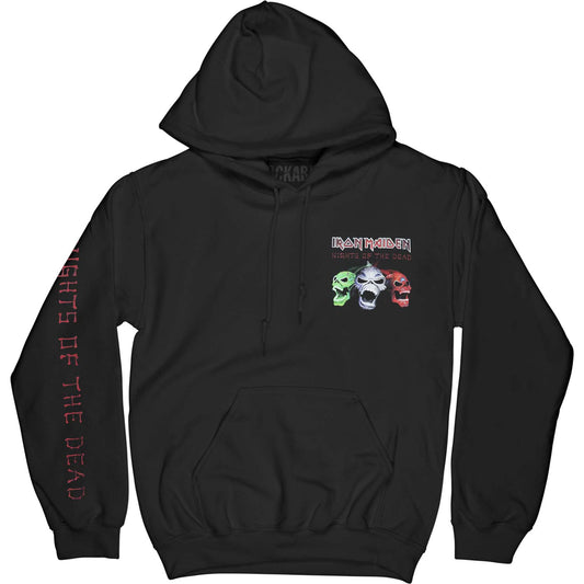 Iron Maiden Nights Of The Dead (Arm & Back Print) Hooded Sweatshirt