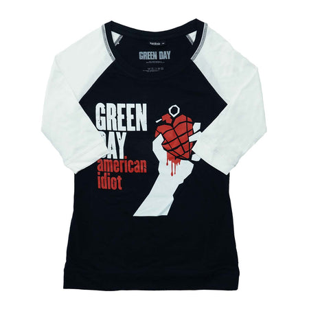 Green Day American Idiot Vintage Burnout T-Shirt OFFICIAL 