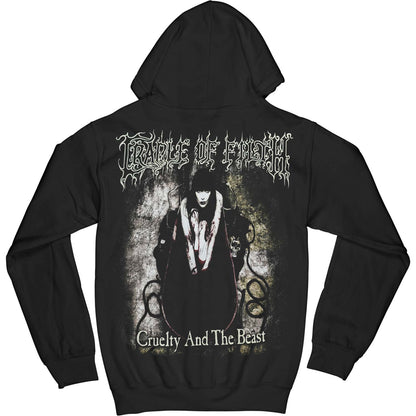 Cruelty And The Beast Zippered Hooded Sweatshirt