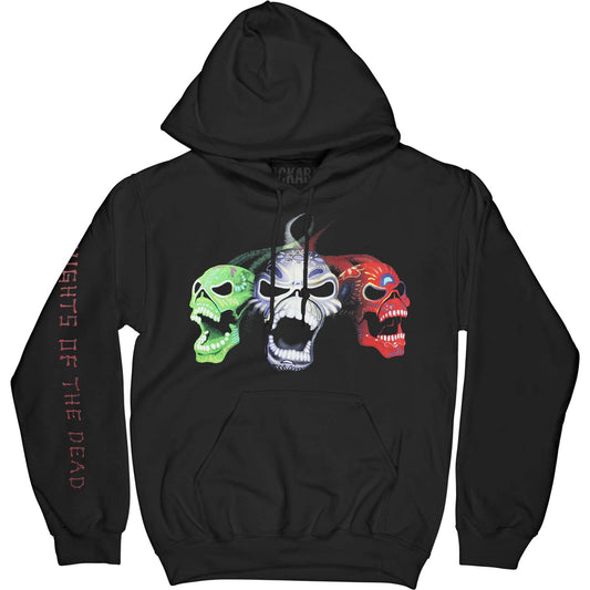 Iron Maiden Iron Maiden LOTB Live Album (Arm & Back Print) Hooded Sweatshirt