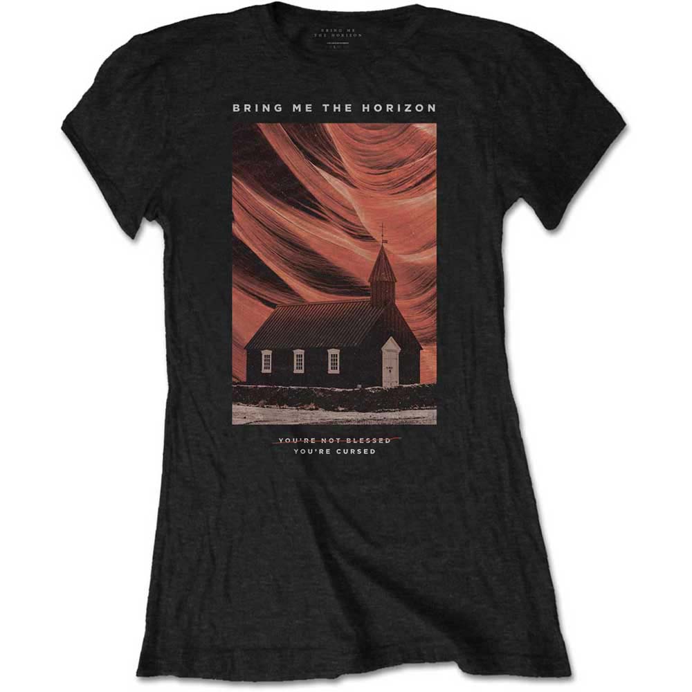 Bring Me The Horizon You're Cursed Ladies Tee Junior Top