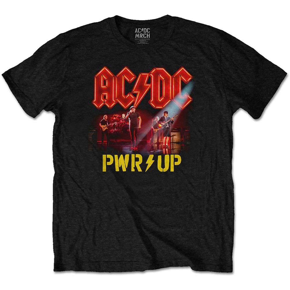 AC/DC Neon Live Slim Fit T-shirt 425268 | Rockabilia Merch Store