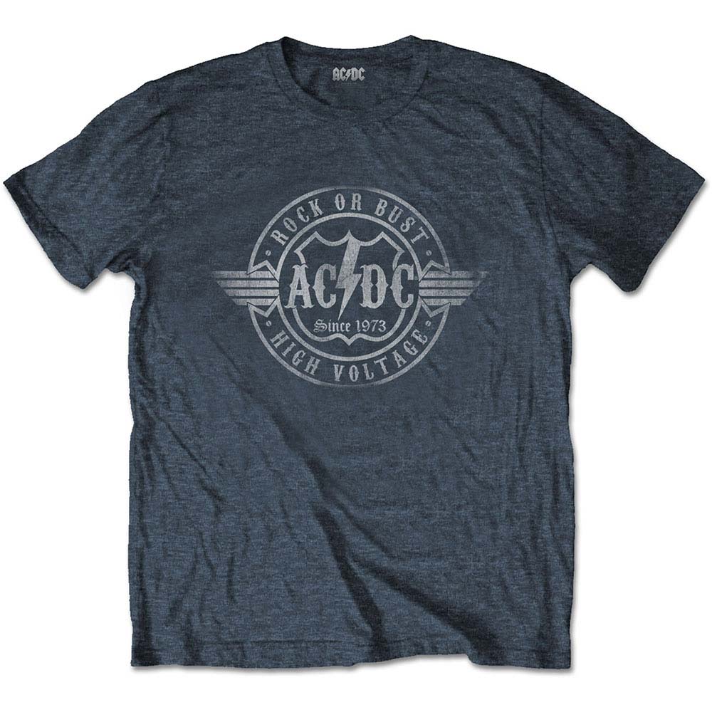AC/DC Rock or Bust Slim Fit T-shirt | AC/DC Merch Store