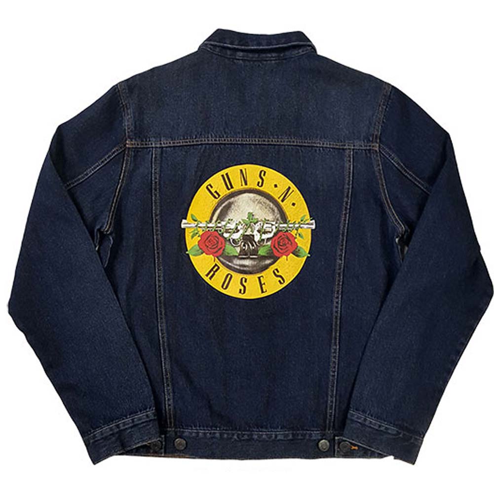 Guns N Roses Classic Logo (Back Print) Denim Jacket 425340 | Rockabilia ...