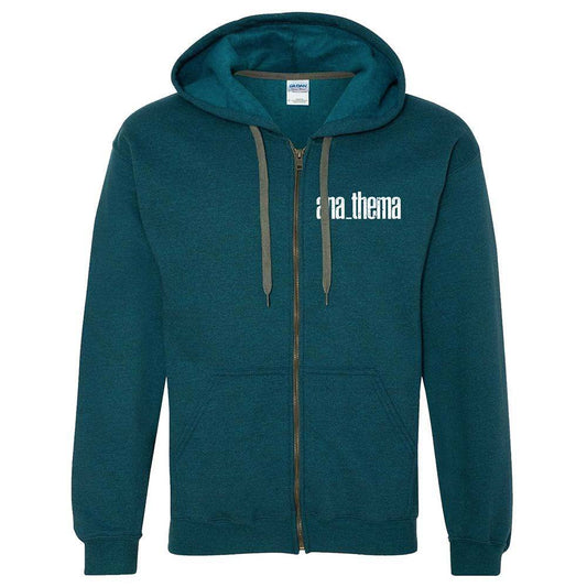 Anathema Logo Zip Hoodie Zippered Hooded Sweatshirt