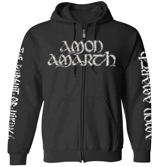 Pursuit Of Vikings Zip Hoodie Zippered Hooded Sweatshirt